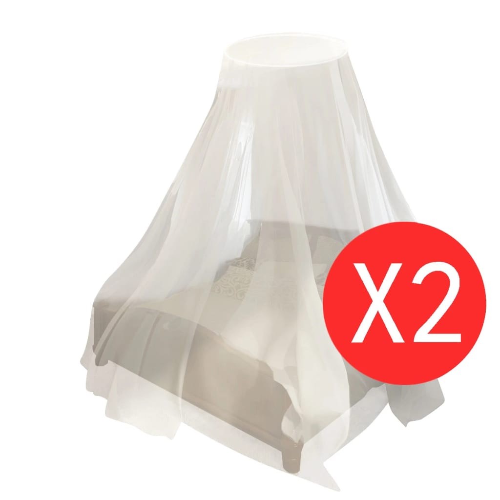 Mosquito Net 2 pcs Round 56x325x230 cm 13 Mosquito Net 2 pcs Round 56x325x230 cm